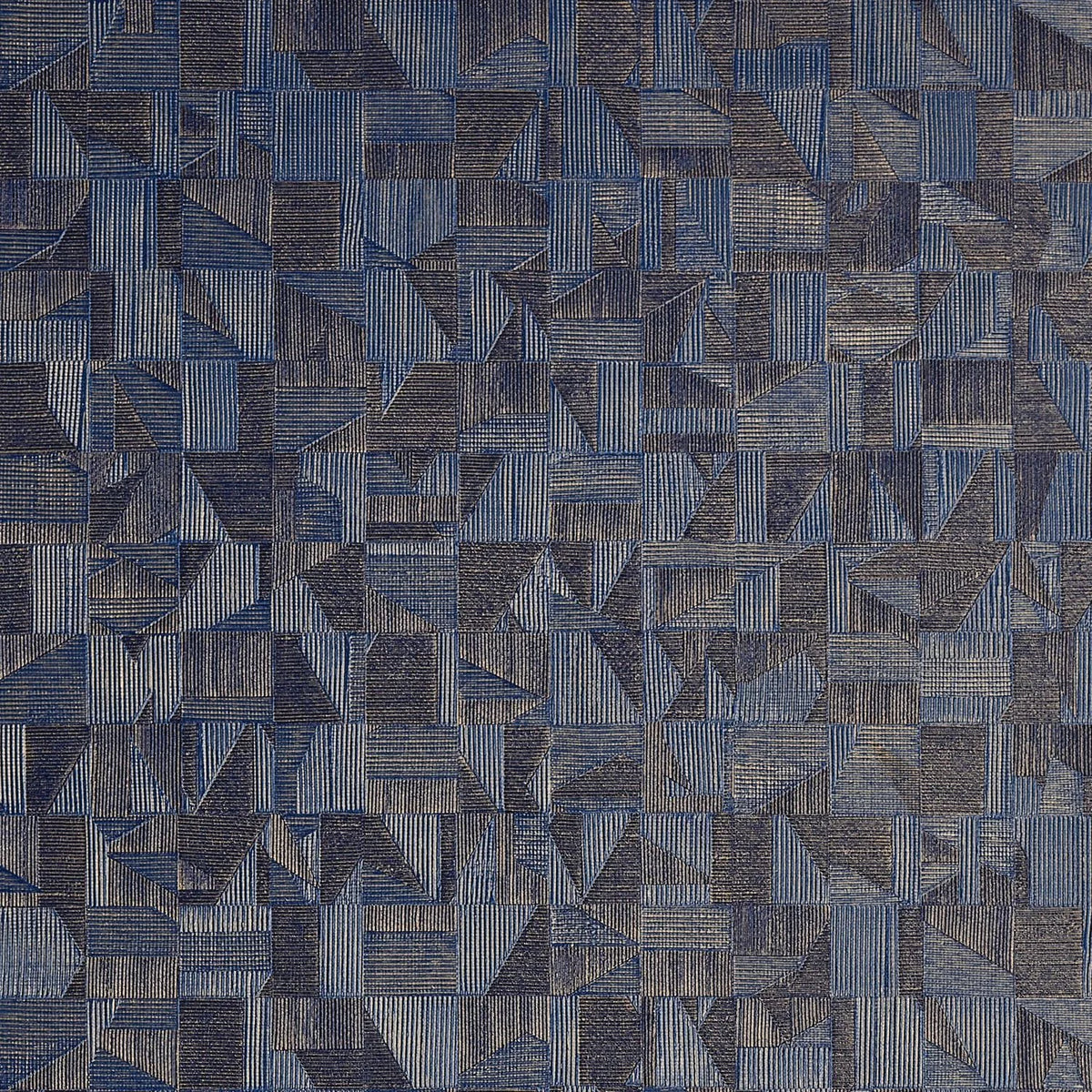 Casamance Tiznit wallpaper — Bleu