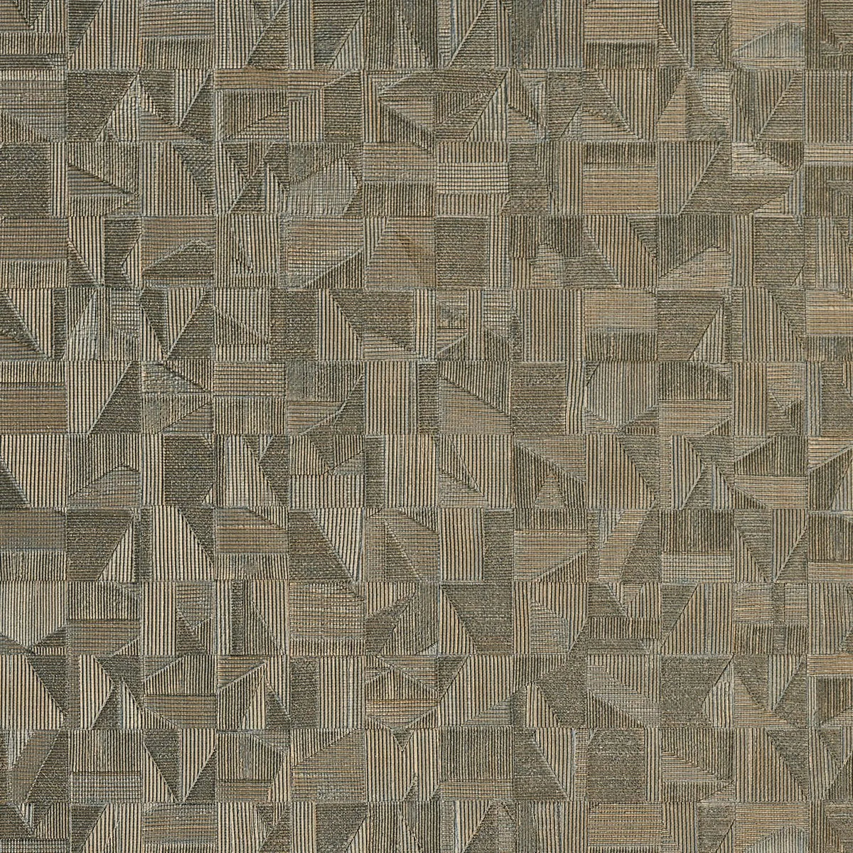 Casamance Tiznit wallpaper — Kaki/Doré