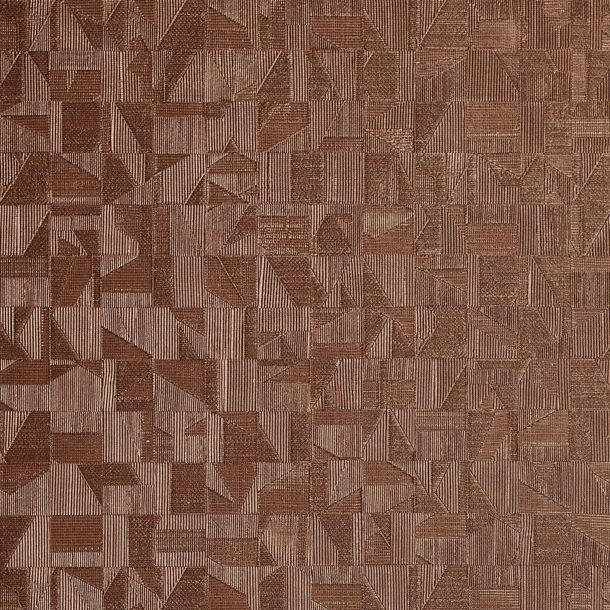 Casamance Tiznit wallpaper — Acajou/Doré