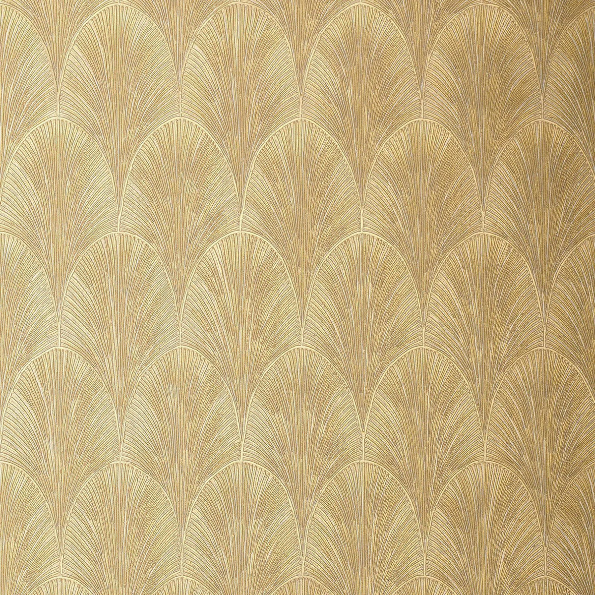 Casamance Tourmaline wallpaper — Blanc/Doré