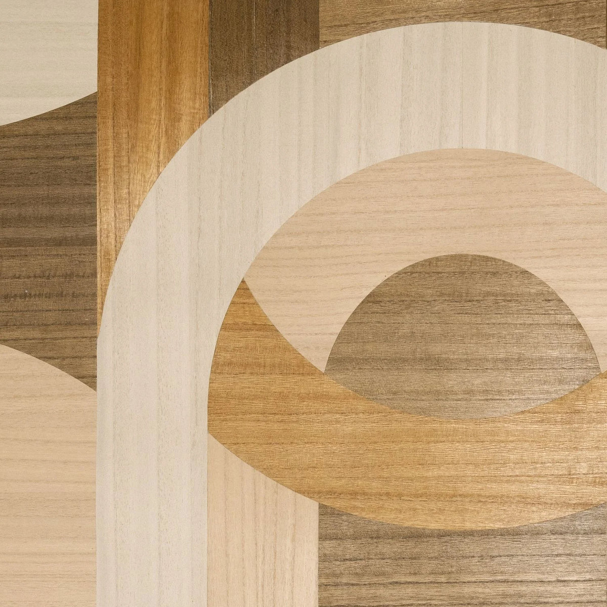 Casamance Traversée wallcovering — Chêne Ivoire