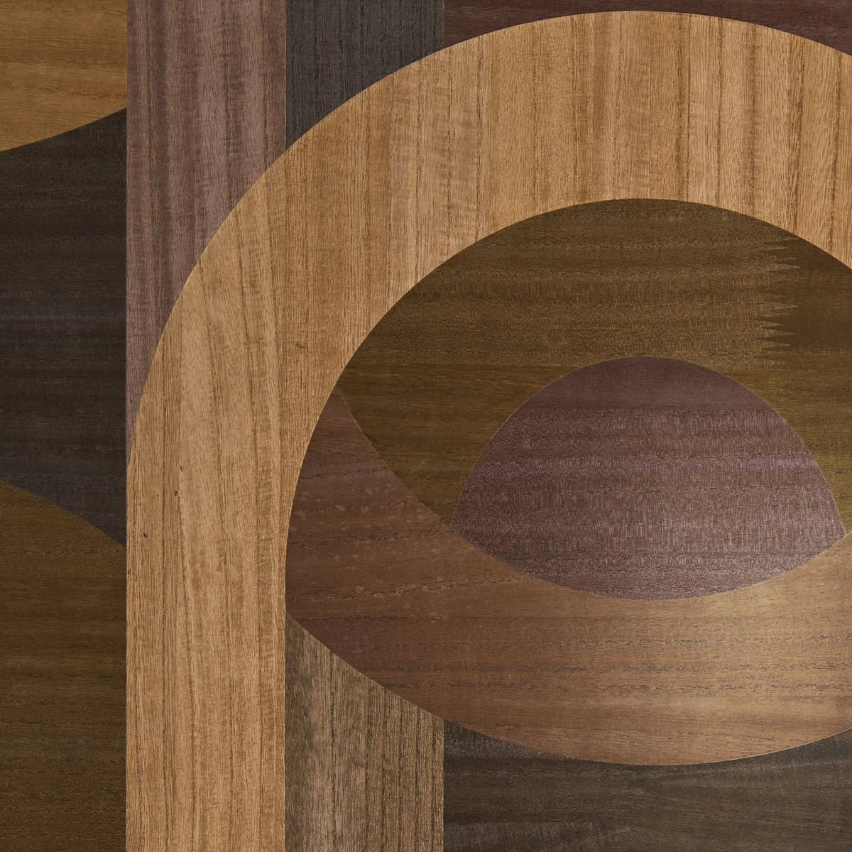 Casamance Traversée wallcovering — Aubergine Chêne