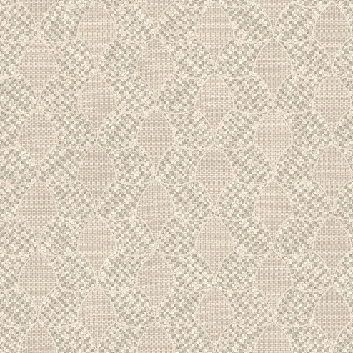 Casamance Tressana wallpaper — Sable/Nacré