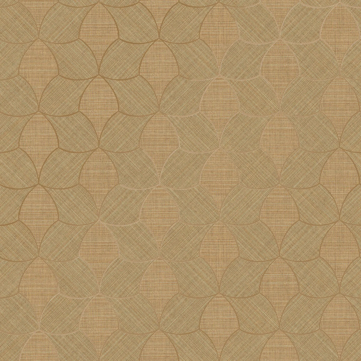 Casamance Tressana wallpaper — Camel/Doré