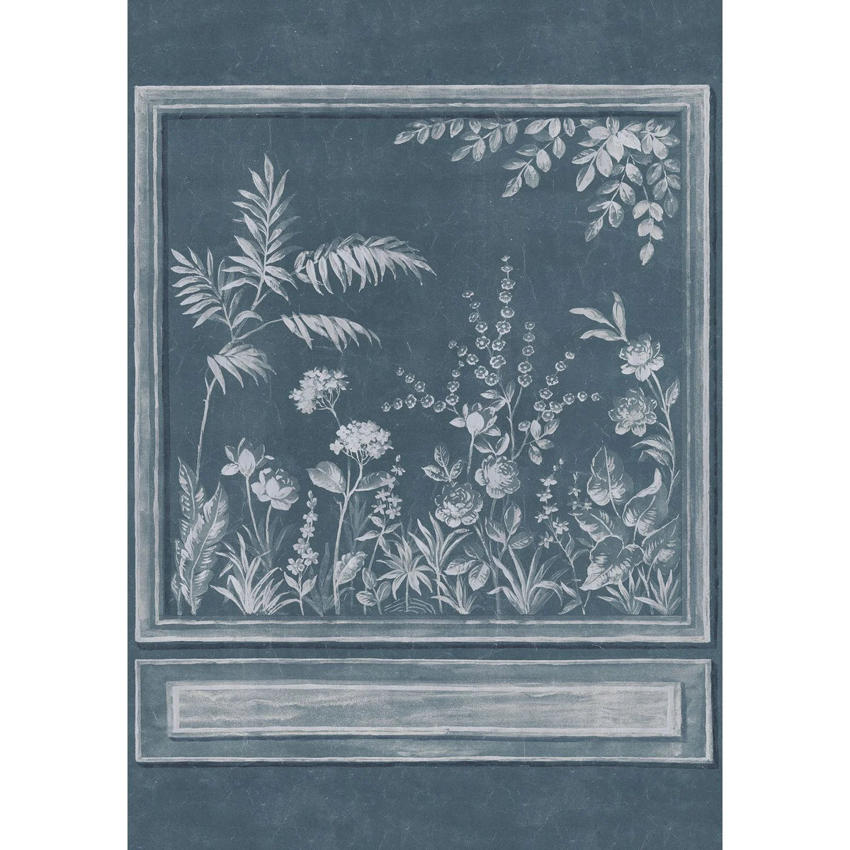 Casamance Trianon Metal wallpanel — Pierre Bleue