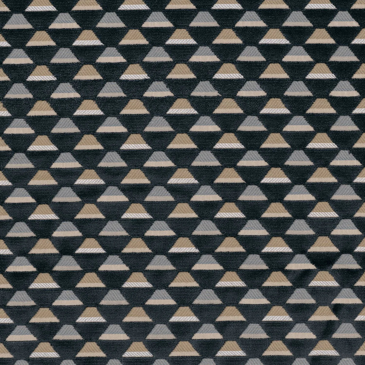 Casamance Uroko fabric — Carbone