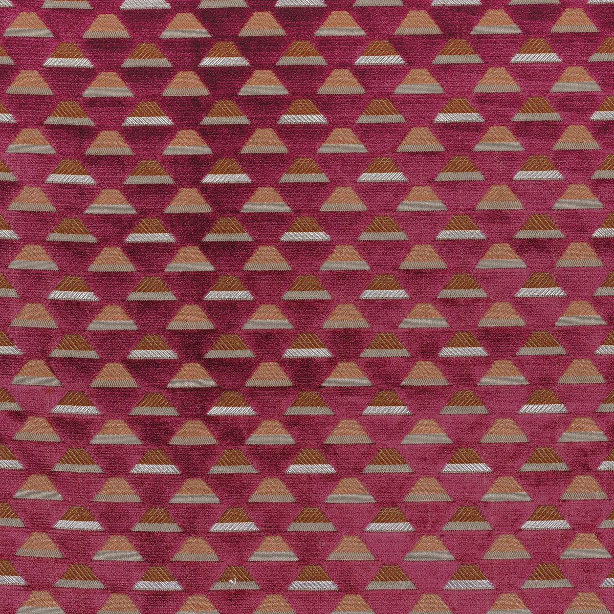 Casamance Uroko fabric — Bordeaux