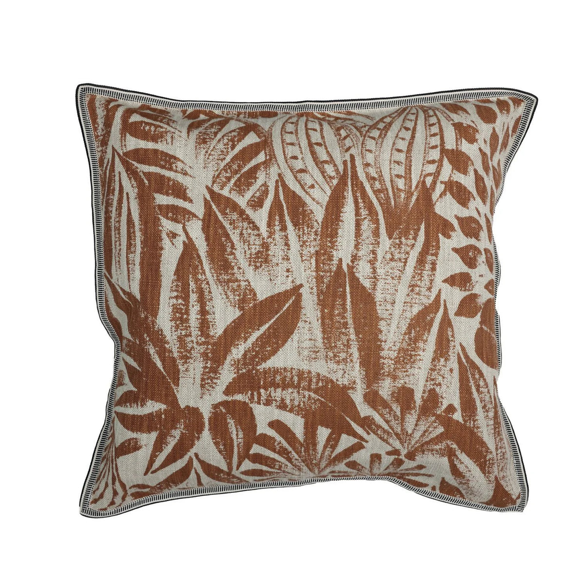 Casamance Valarta cushion cover — Terre De Sienne