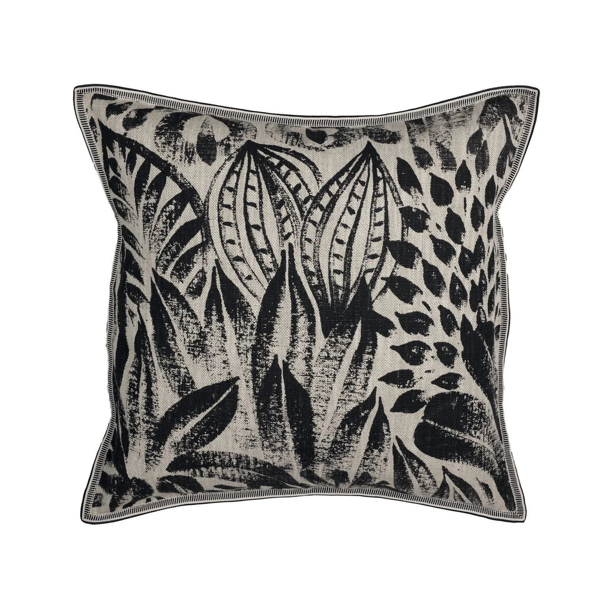 Casamance Valarta cushion cover — Noir