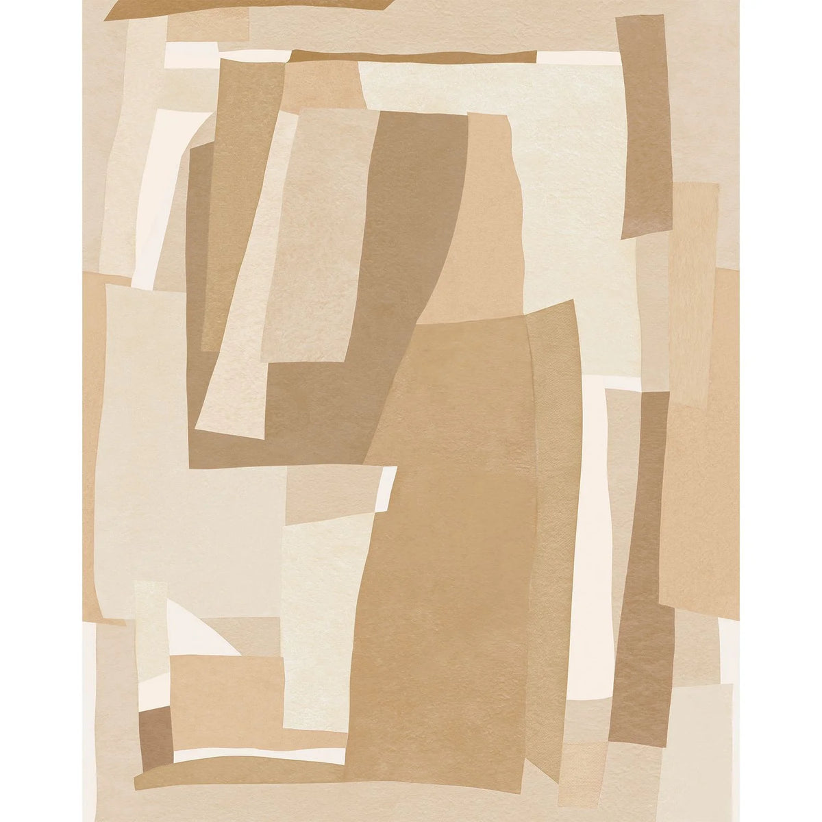 Casamance Vernissage wallpanel — Sable Camel
