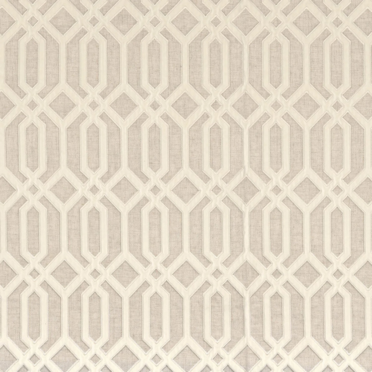 Casamance Vibrations fabric — Écru