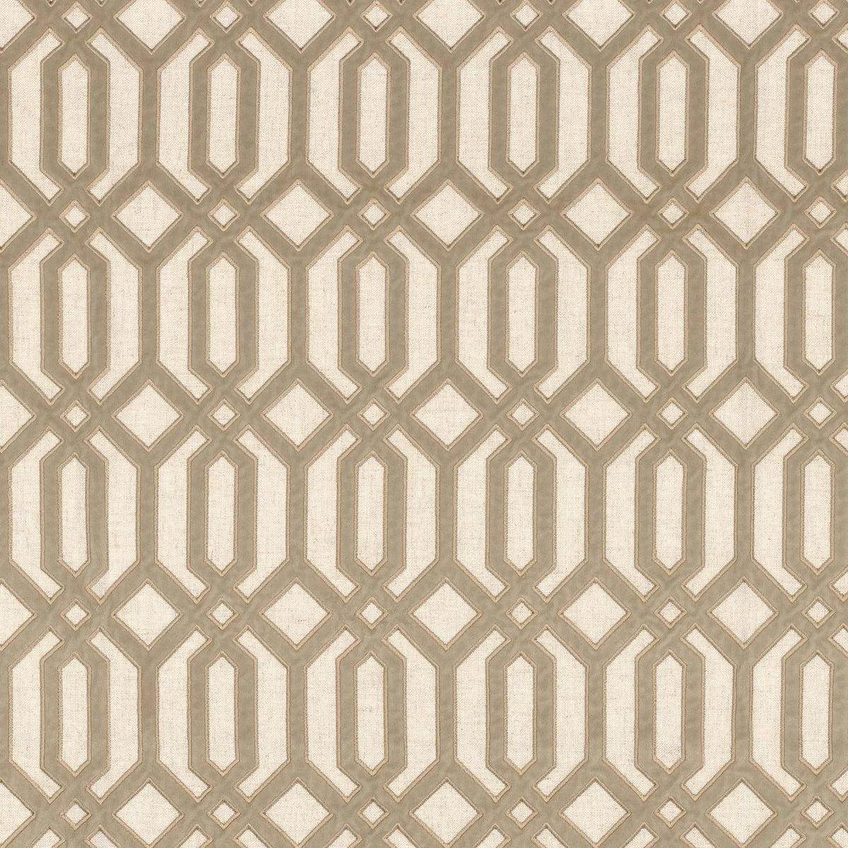 Casamance Vibrations fabric — Beige