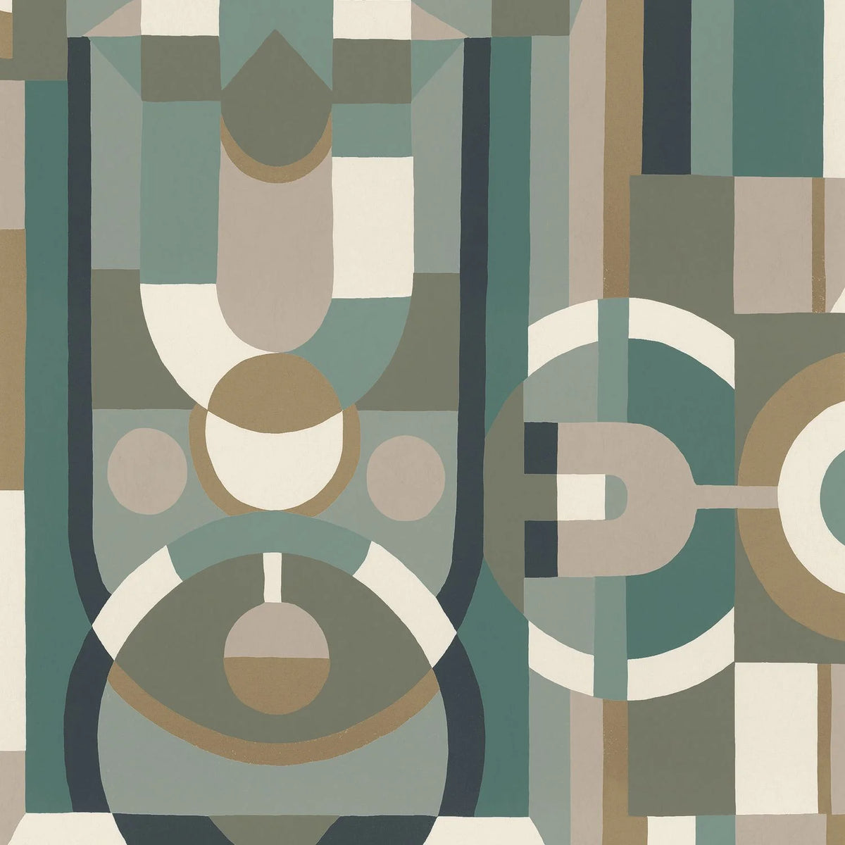 Casamance Vitrail wallpaper — Céladon/Kaki