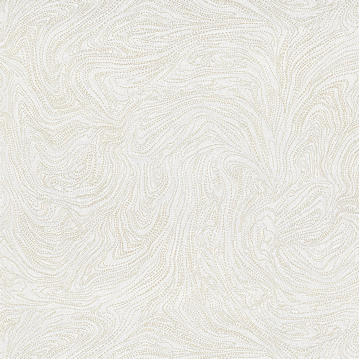 Casamance Voie Lactee wallpaper — Blanc/Dore