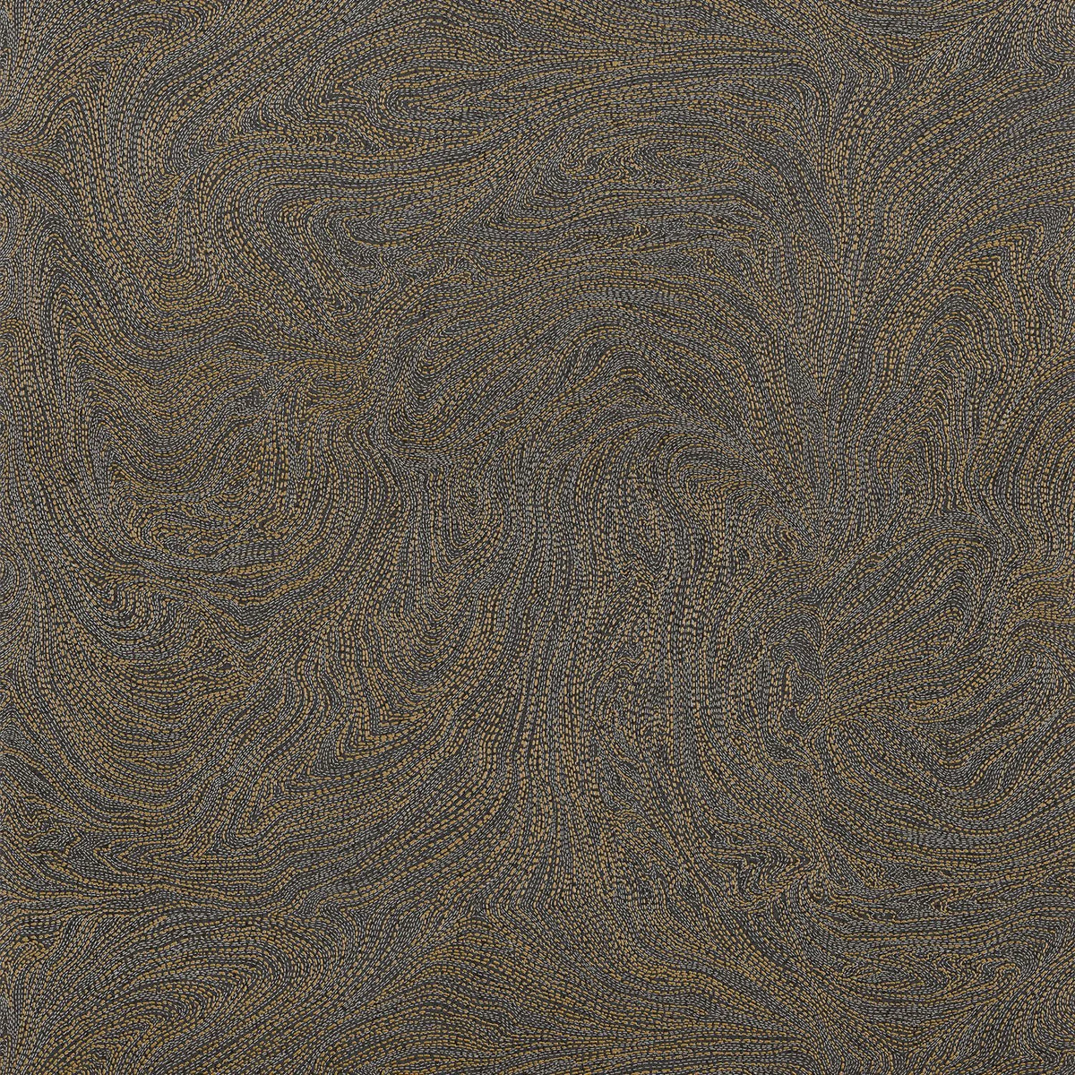Casamance Voie Lactee wallpaper — Noir/Dore