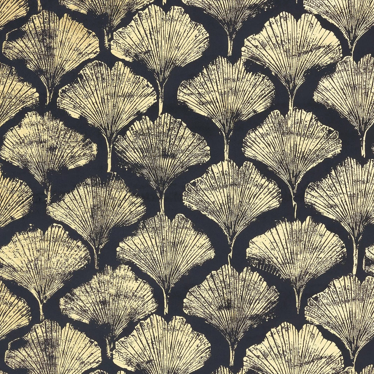 Casamance Yinkuo wallcovering — Noir De Lune