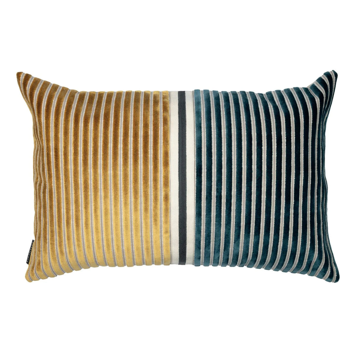Casamance Zebu cushion cover — Moutarde Topaze