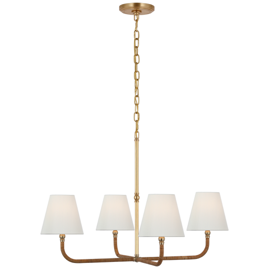 Visual Comfort | Chapman & Myers | Basden Medium Single Tier Chandelier