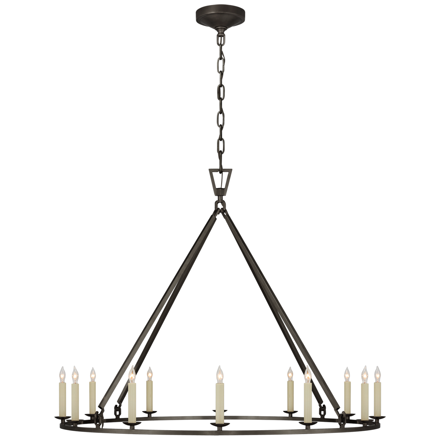 Visual Comfort | Chapman & Myers | Darlana Large Single Ring Chandelier