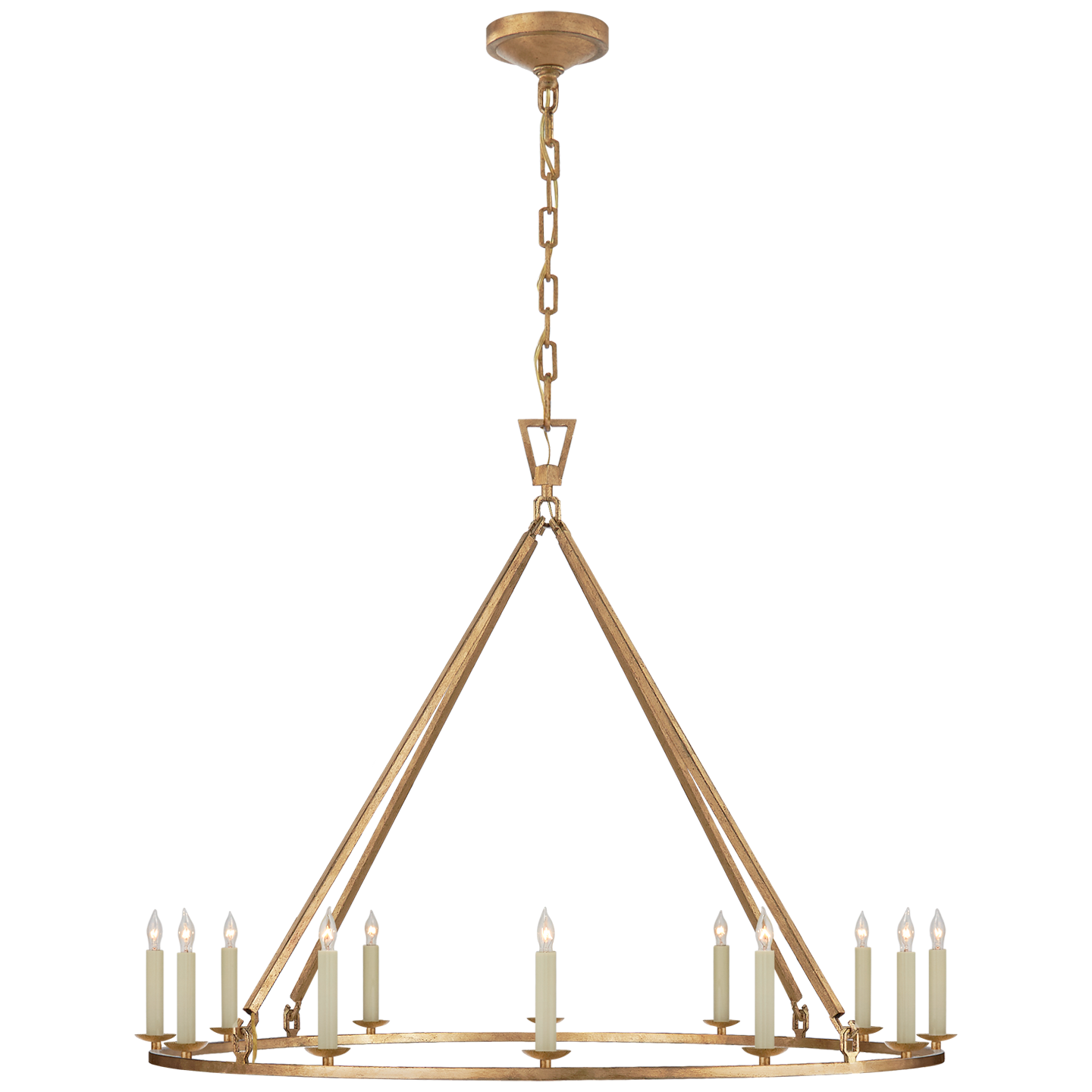 Visual Comfort | Chapman & Myers | Darlana Large Single Ring Chandelier