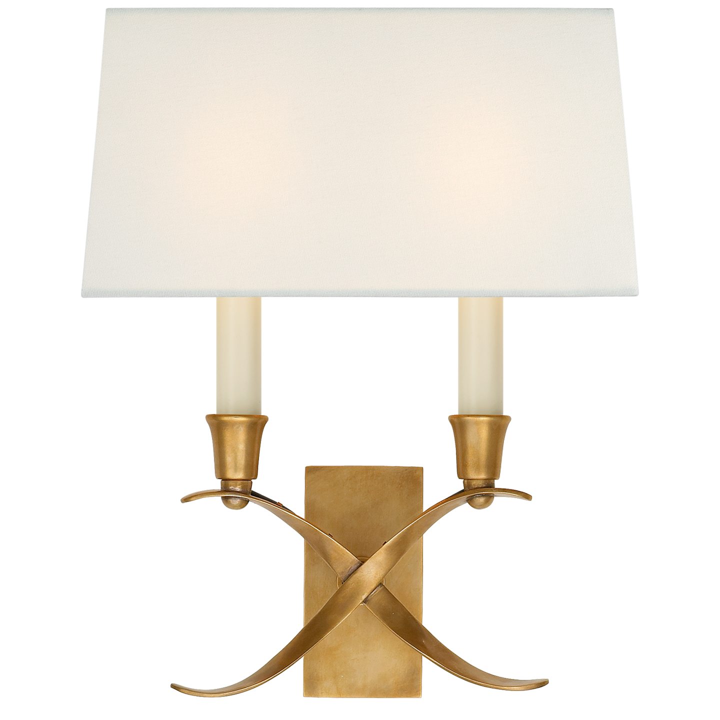 Visual Comfort | Chapman & Myers | Cross Bouillotte Small Sconce