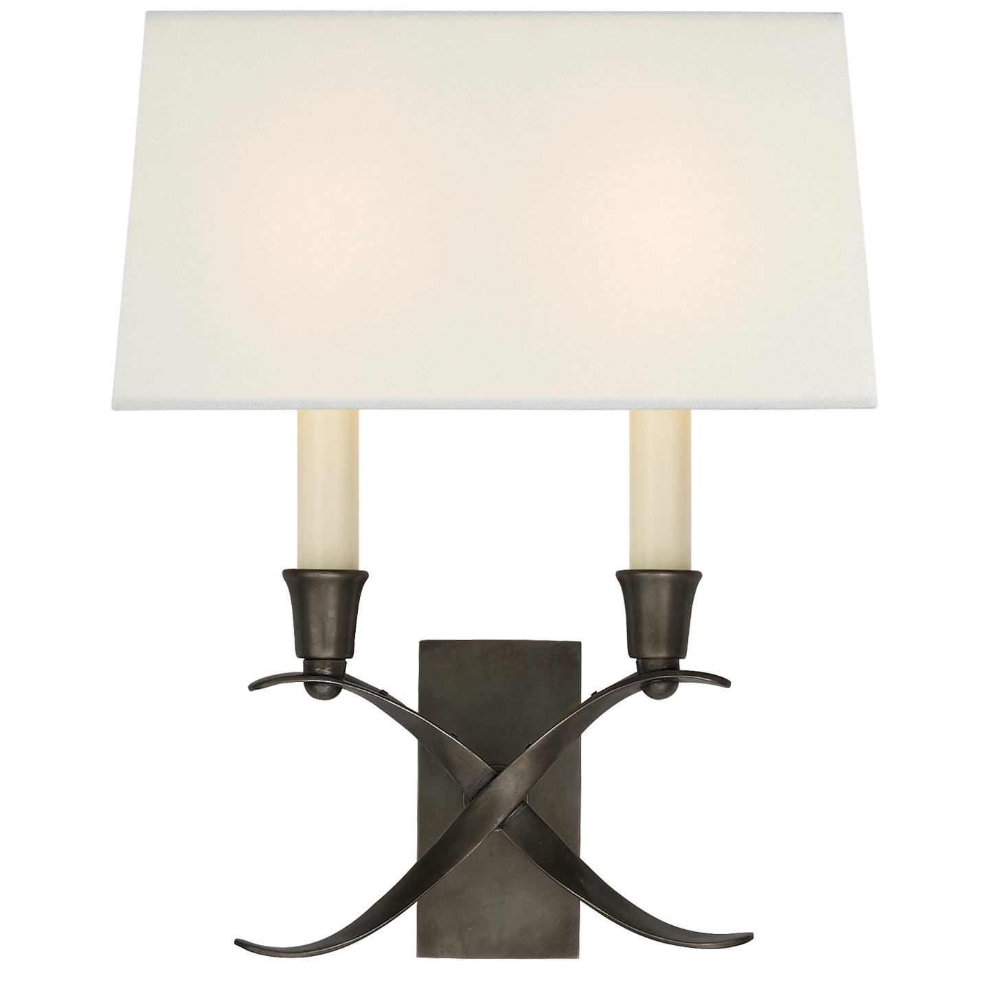Visual Comfort | Chapman & Myers | Cross Bouillotte Small Sconce