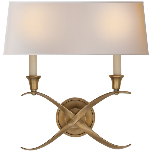 Visual Comfort | Chapman & Myers | Cross Bouillotte Large Sconce