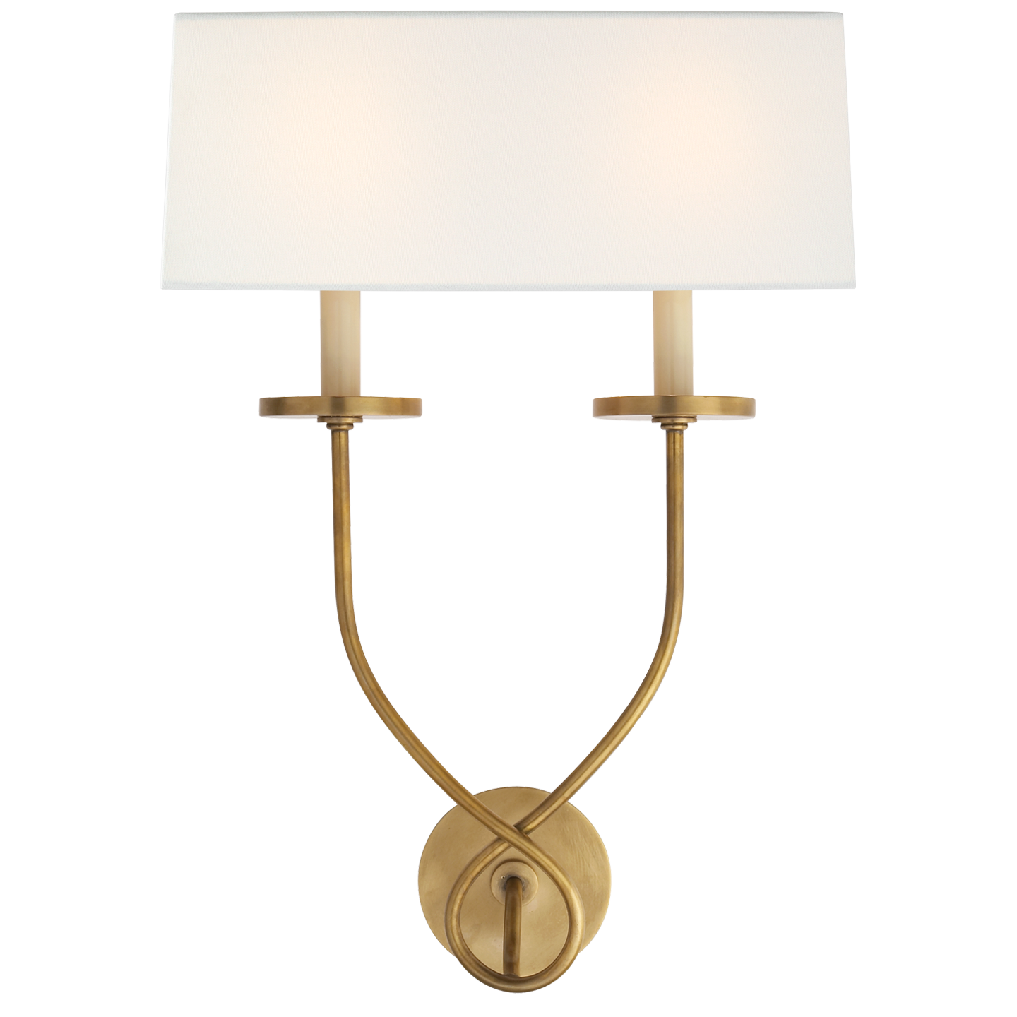 Visual Comfort | Chapman & Myers | Symmetric Twist Double Sconce