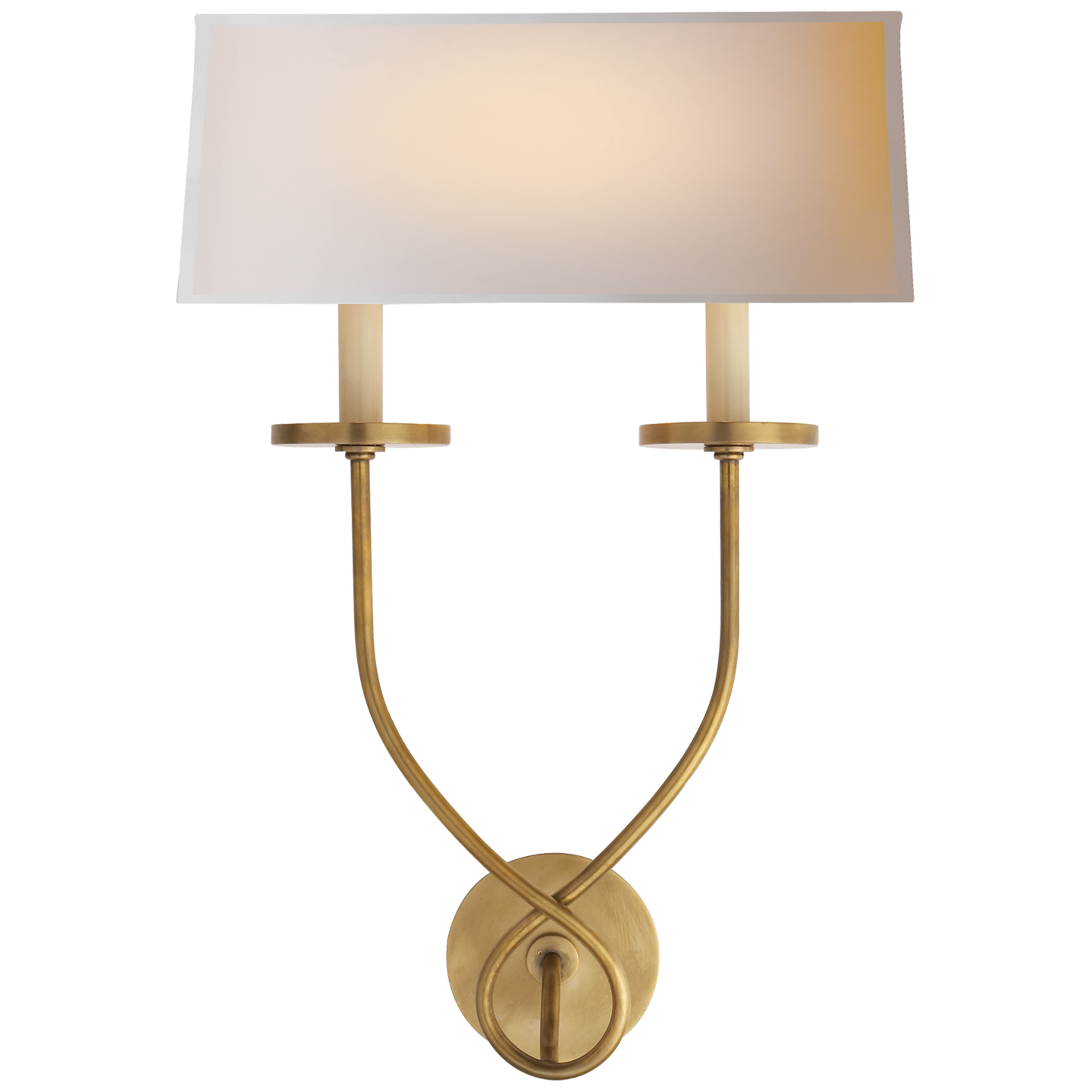 Visual Comfort | Chapman & Myers | Symmetric Twist Double Sconce