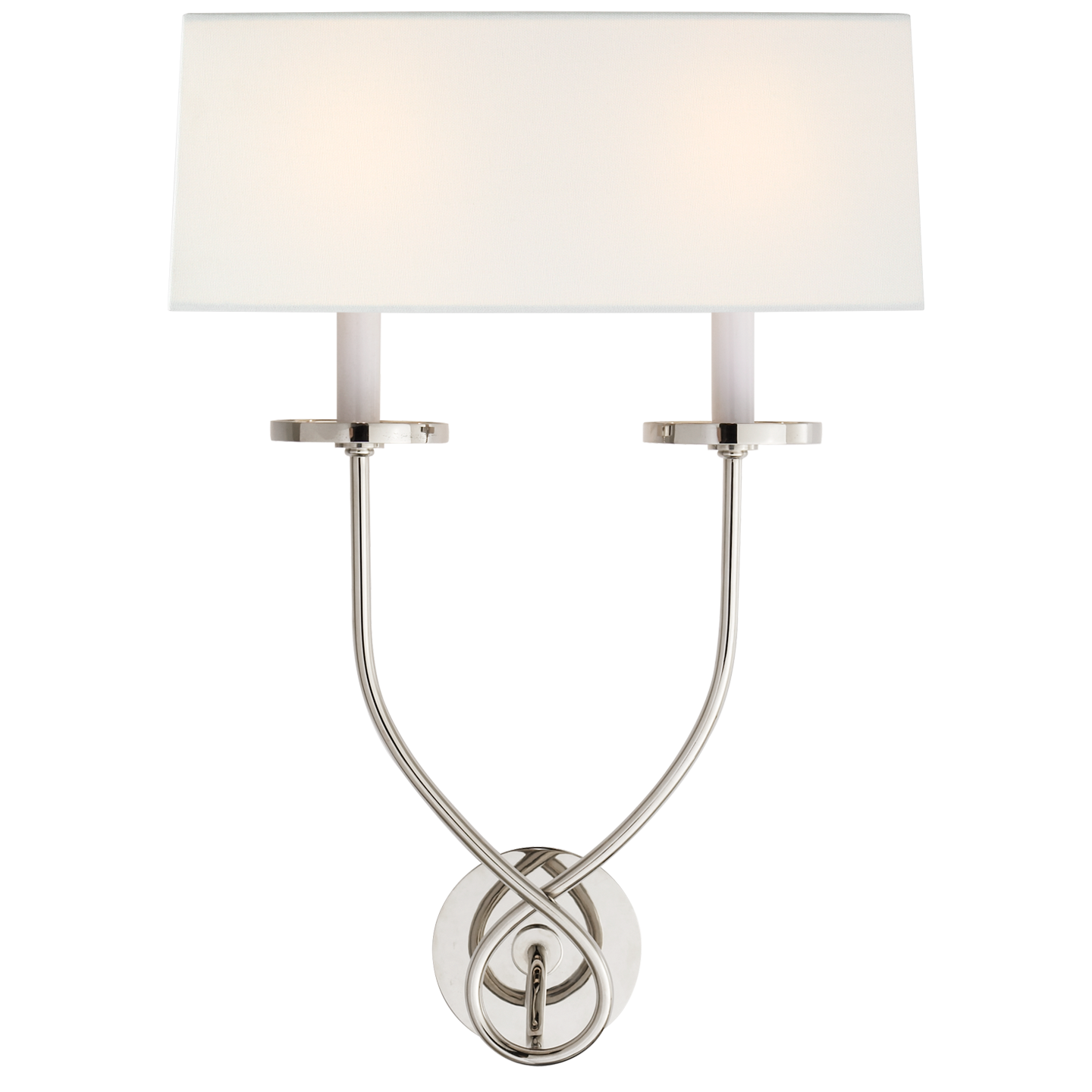 Visual Comfort | Chapman & Myers | Symmetric Twist Double Sconce