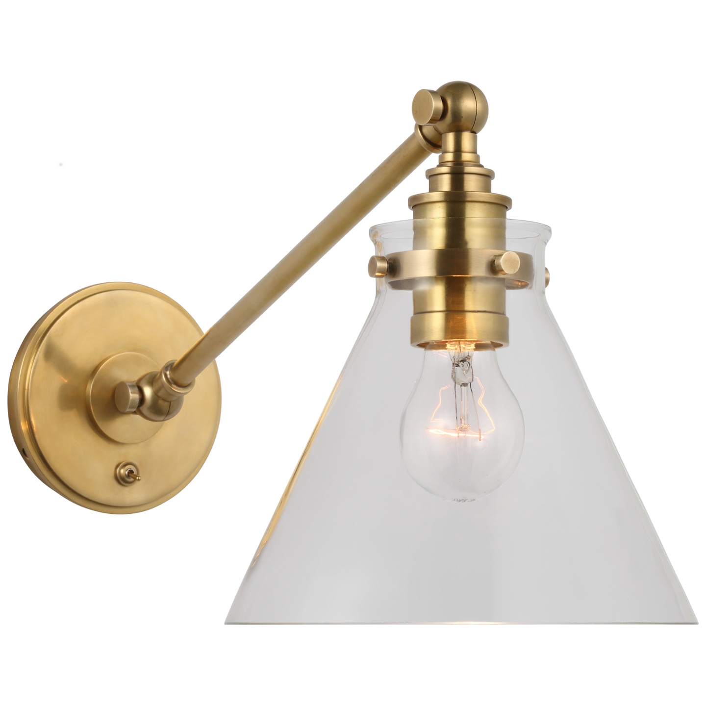 Visual Comfort | Chapman & Myers | Parkington Single Library Wall Light
