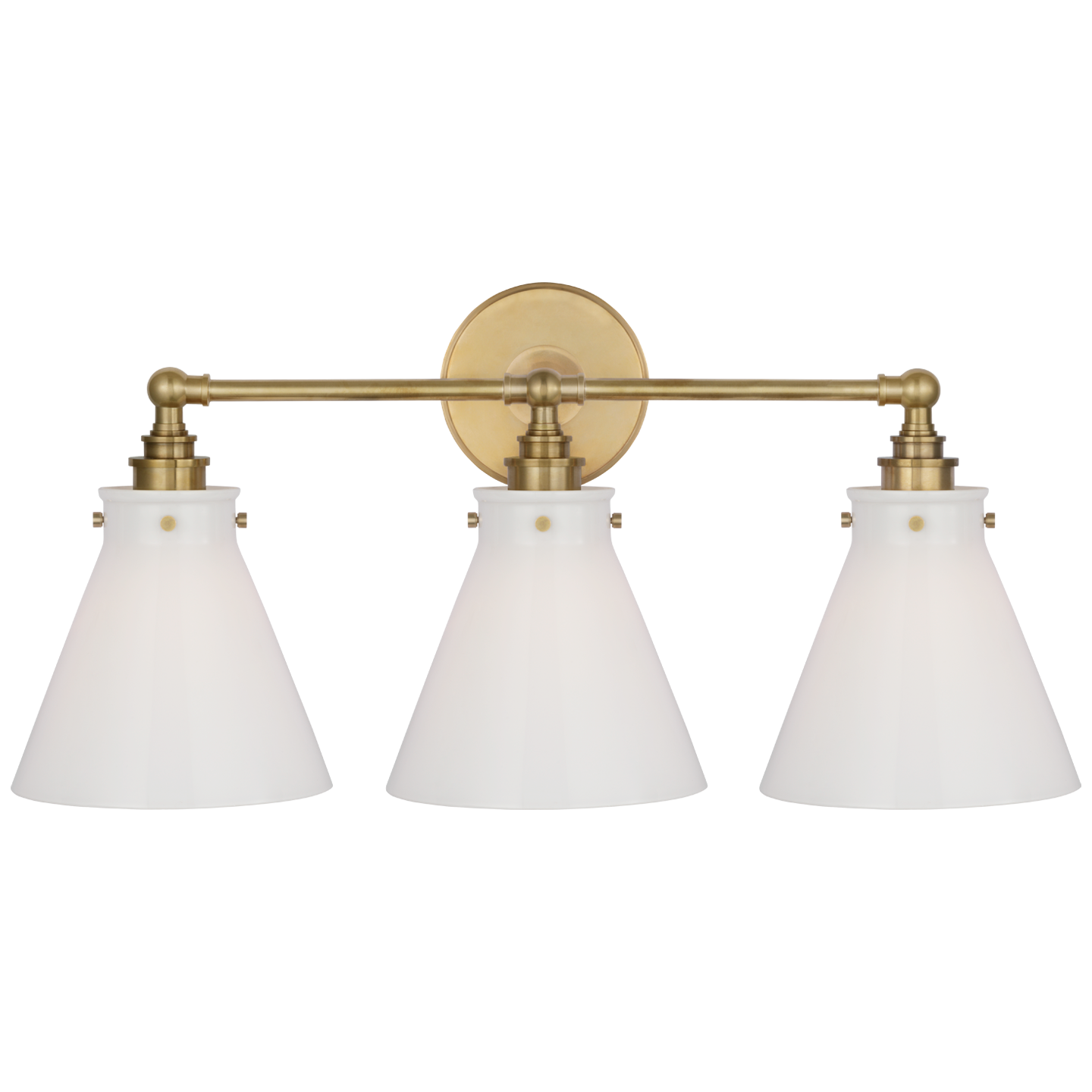 Visual Comfort | Chapman & Myers | Parkington 24" Three Light Bath Bar