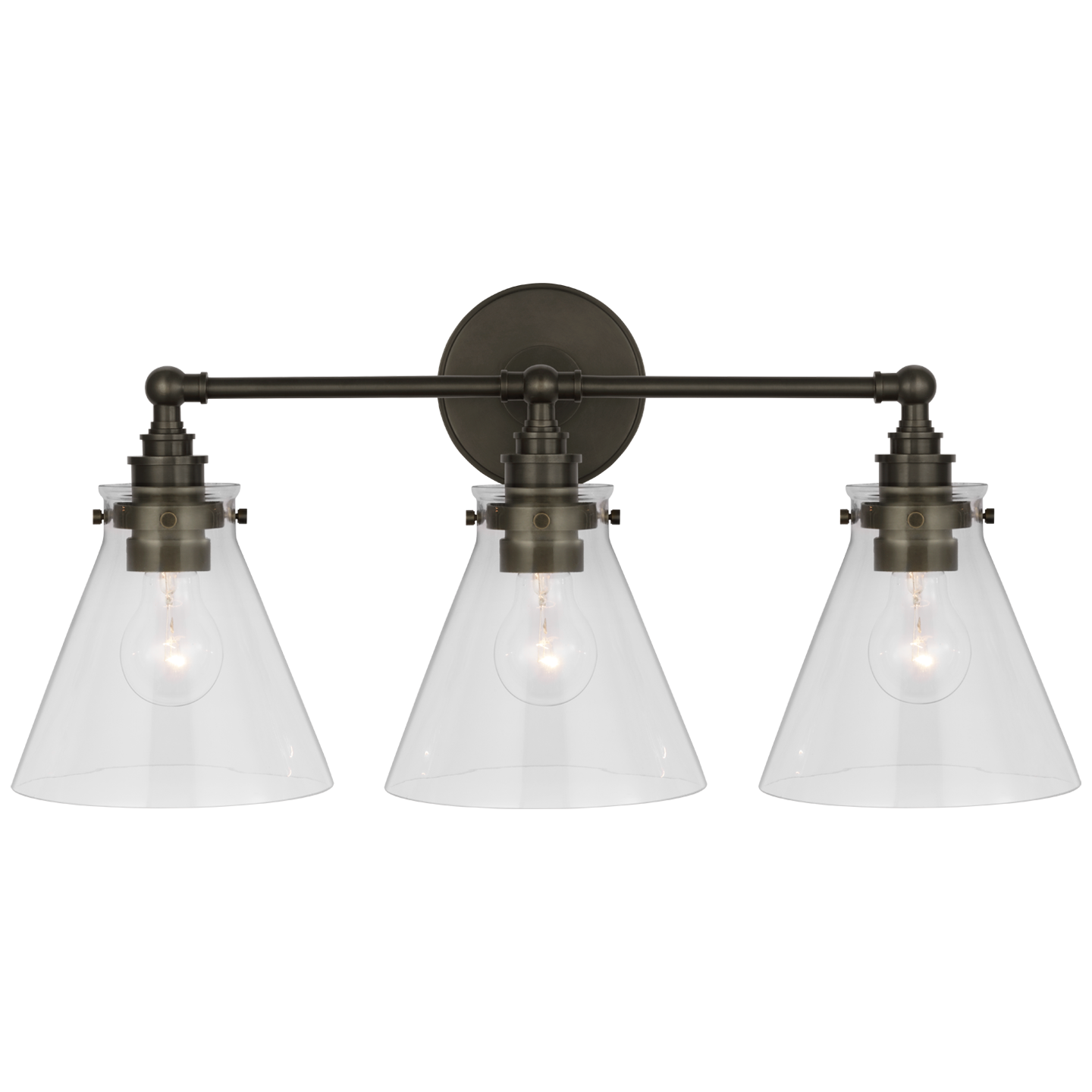 Visual Comfort | Chapman & Myers | Parkington 24" Three Light Bath Bar