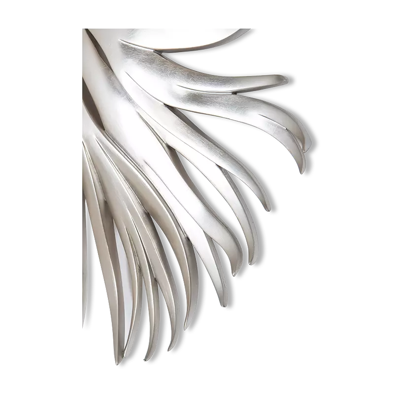 Christopher Guy Fronda mirror in 20th Century Silver Leaf