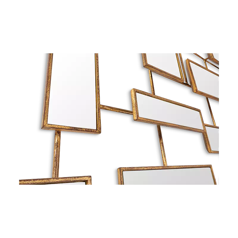 Christopher Guy Fifty-Seven mirror in Renaissance Gold Leaf