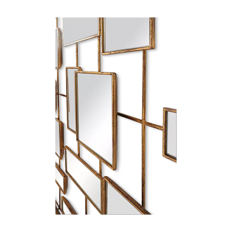Christopher Guy Fifty-Seven mirror in Renaissance Gold Leaf