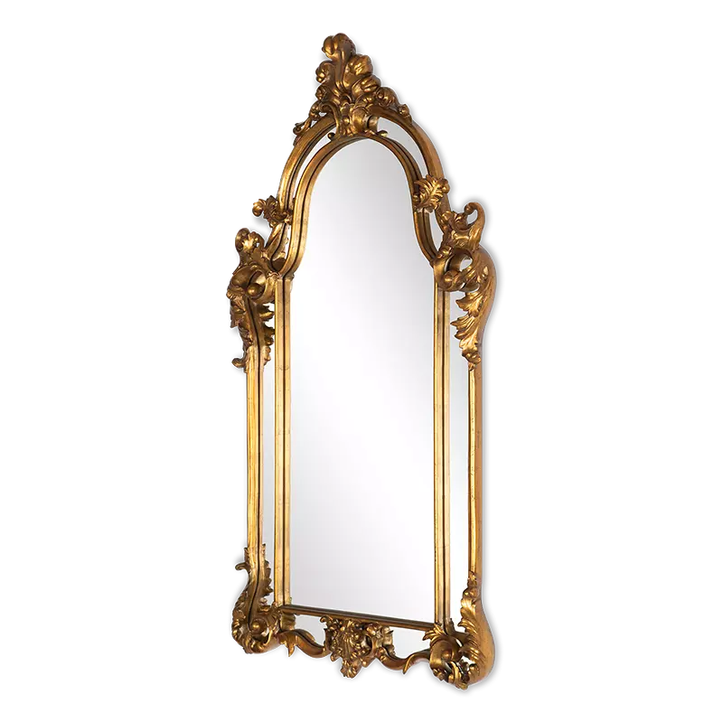 Christopher Guy Laurus mirror in 14th Century Gold Leaf