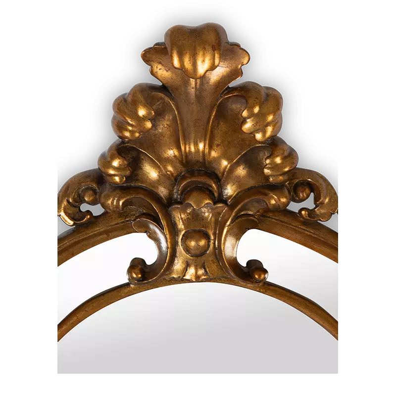 Christopher Guy Laurus mirror in 14th Century Gold Leaf