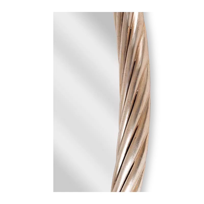 Christopher Guy Ovum mirror in Italian Silver