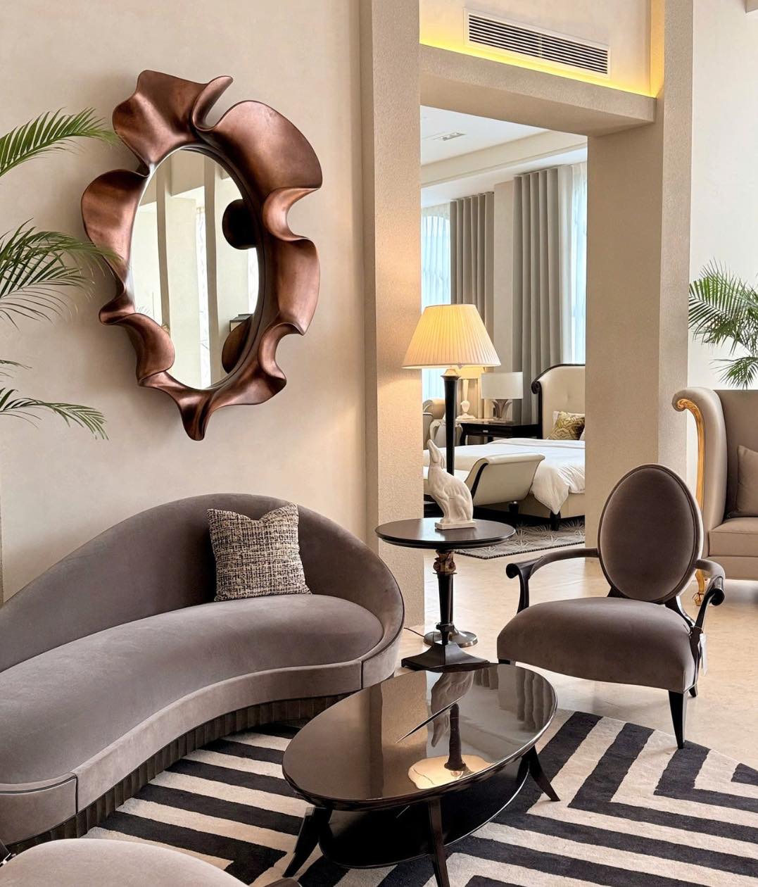 Christopher Guy Patou mirror — additional photograph