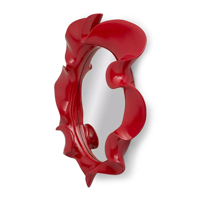 Christopher Guy Patou mirror in Valentino Red