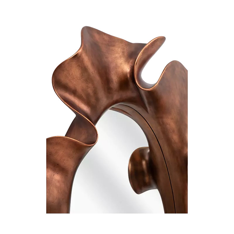 Christopher Guy Patou mirror in Italian Copper