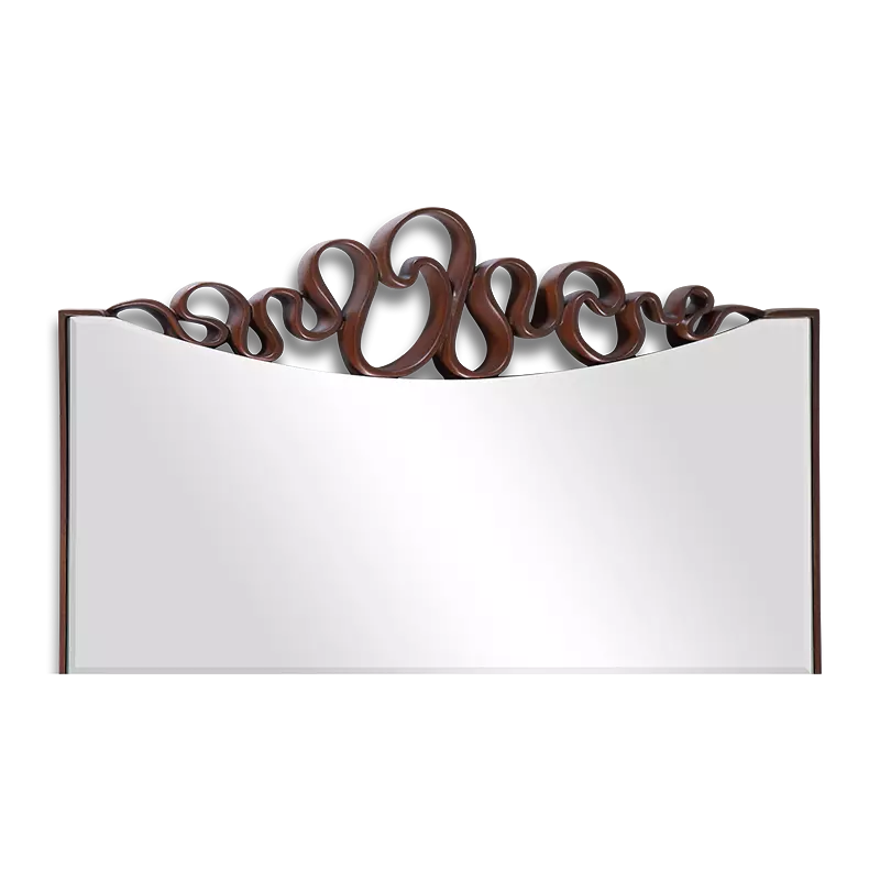 Christopher Guy Ribbon Knot mirror in Tabac