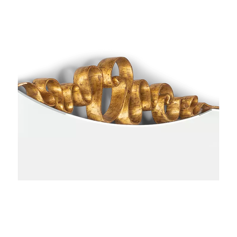 Christopher Guy Ribbon Knot mirror in Renaissance Gold Leaf