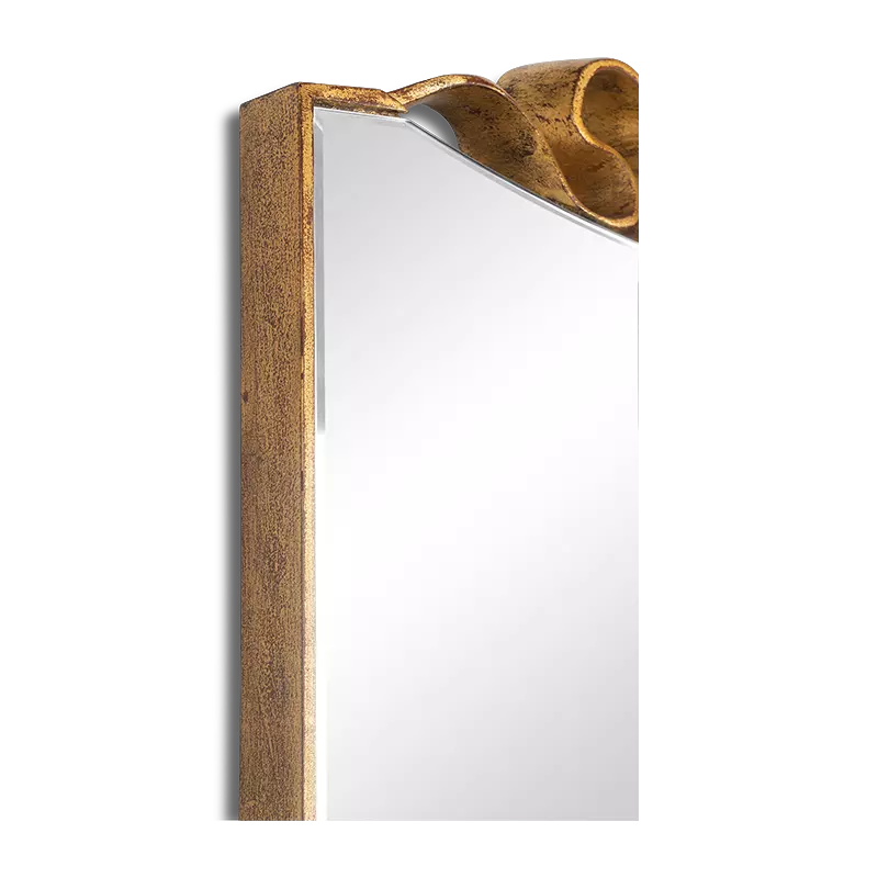 Christopher Guy Ribbon Knot mirror in Renaissance Gold Leaf