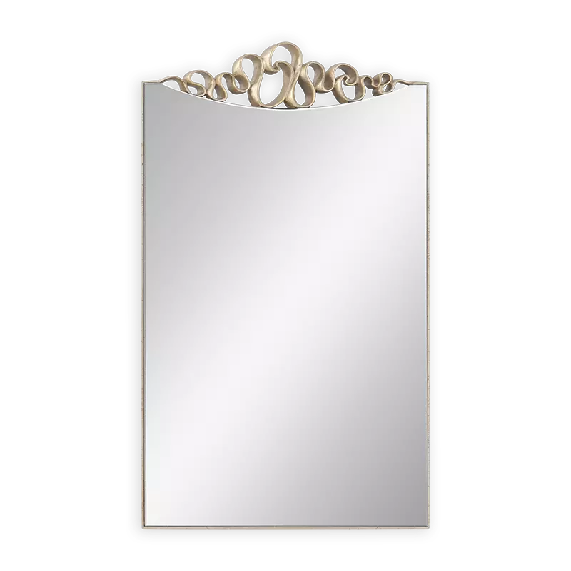 Christopher Guy Ribbon Knot mirror in Italian Silver