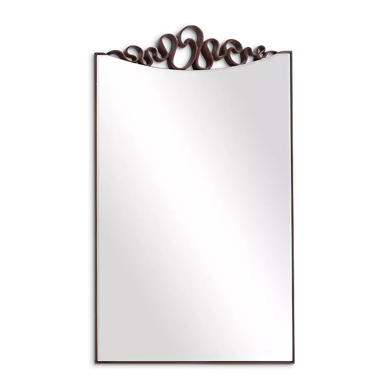 Christopher Guy Ribbon Knot mirror in Tabac