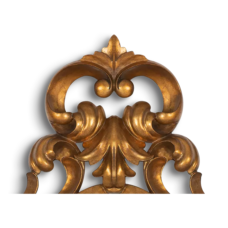 Christopher Guy Rococo mirror in 14th Century Gold Leaf