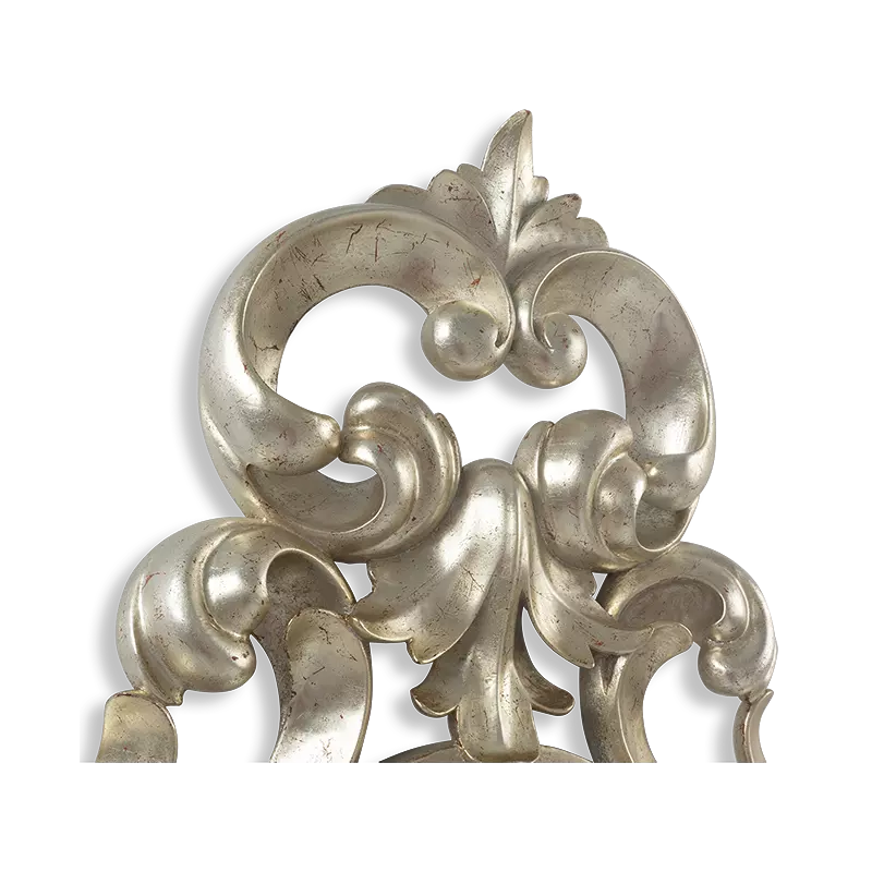 Christopher Guy Rococo mirror in Italian Silver Leaf