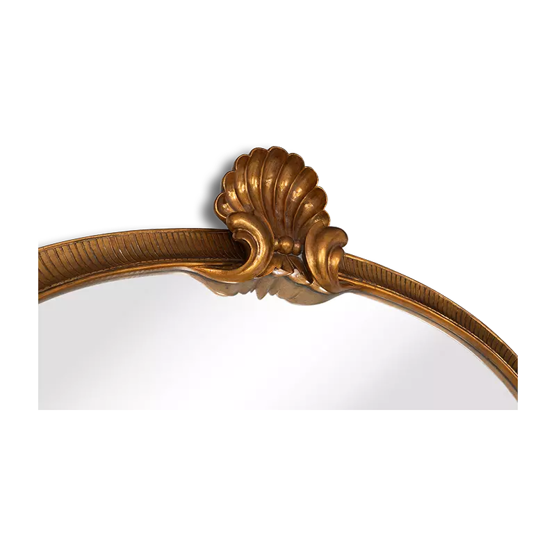 Christopher Guy Saffron mirror in Renaissance Gold Leaf